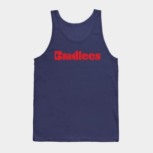 Bradlees Department Store Red Tank Top